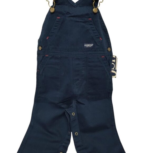 OshKosh Y2K 2T Blue Boy's Coverall Snap Bottom 100% Cotton NWT - Picture 7 of 11